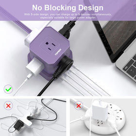 TOPREK USB-C ports for fast charging compatible devices.