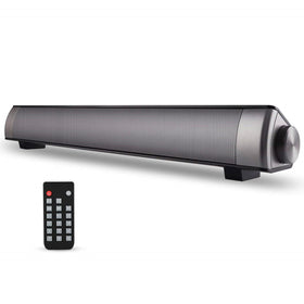 TOPROAD sound bar front view for compact home theater and streaming