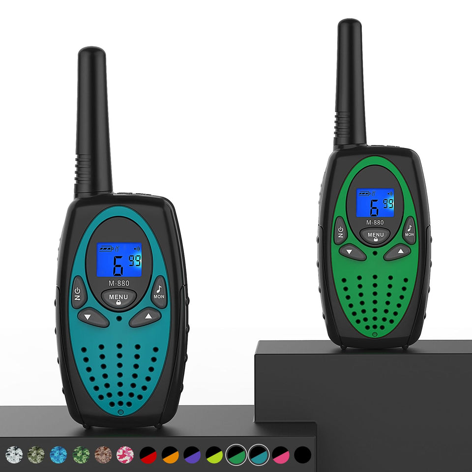 Topsung M880 front view with LCD screen for quick outdoor coordination.