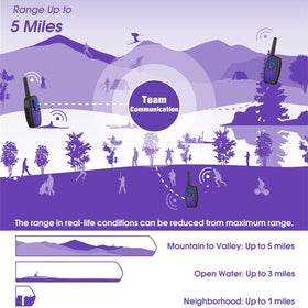 Topsung M880 violet two-pack offers stylish family communication.