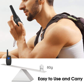Topsung walkie talkies VOX function enables hands-free conversations while busy.