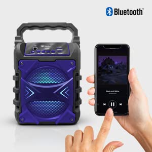 Top Tech Jet-4 mic input detail enables spontaneous crowd singing.
