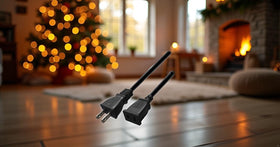 Toptekits extension behind TV preventing blocked outlets and saving space