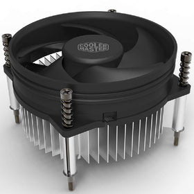 Toptekits Cooler Master i30 front view showing compact cooler and low-noise fan benefit