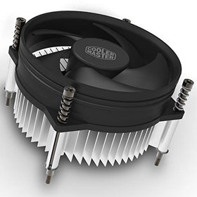 Toptekits Cooler Master i30 heatsink fins close-up showing aluminum fins for fast heat dissipation