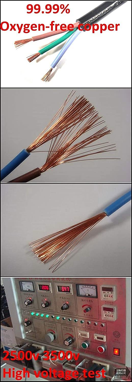Includes one NEMA5-15P to 3x C13 splitter cord.