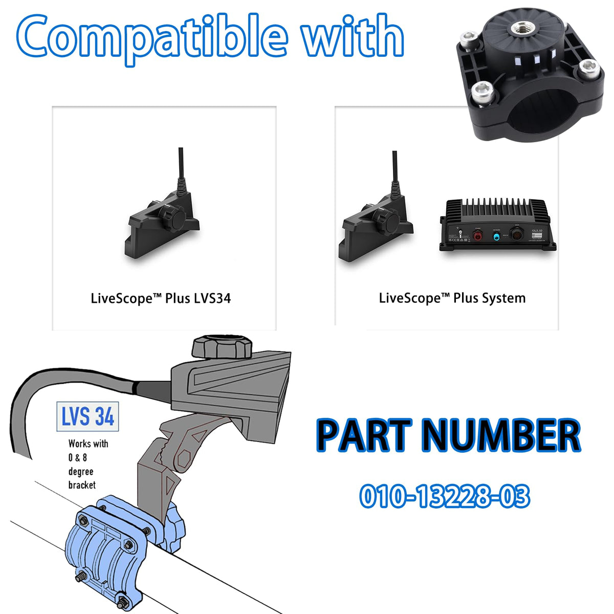 Durable CNC aluminum mount by TOPVOP Auto withstands harsh conditions