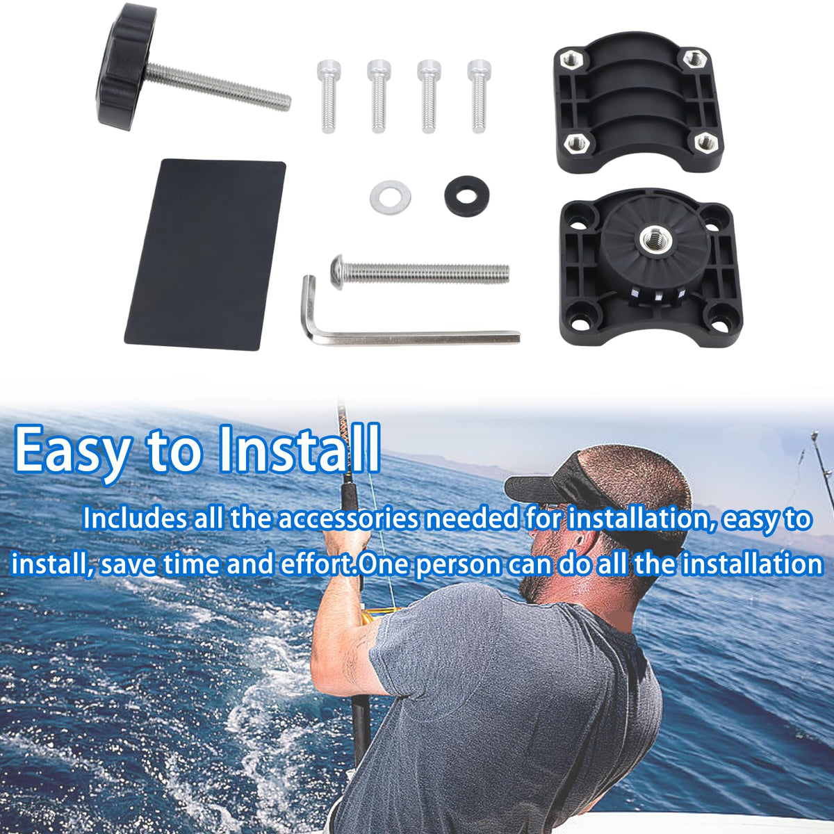 Hardware included and compatibility with third-party brackets demonstrated