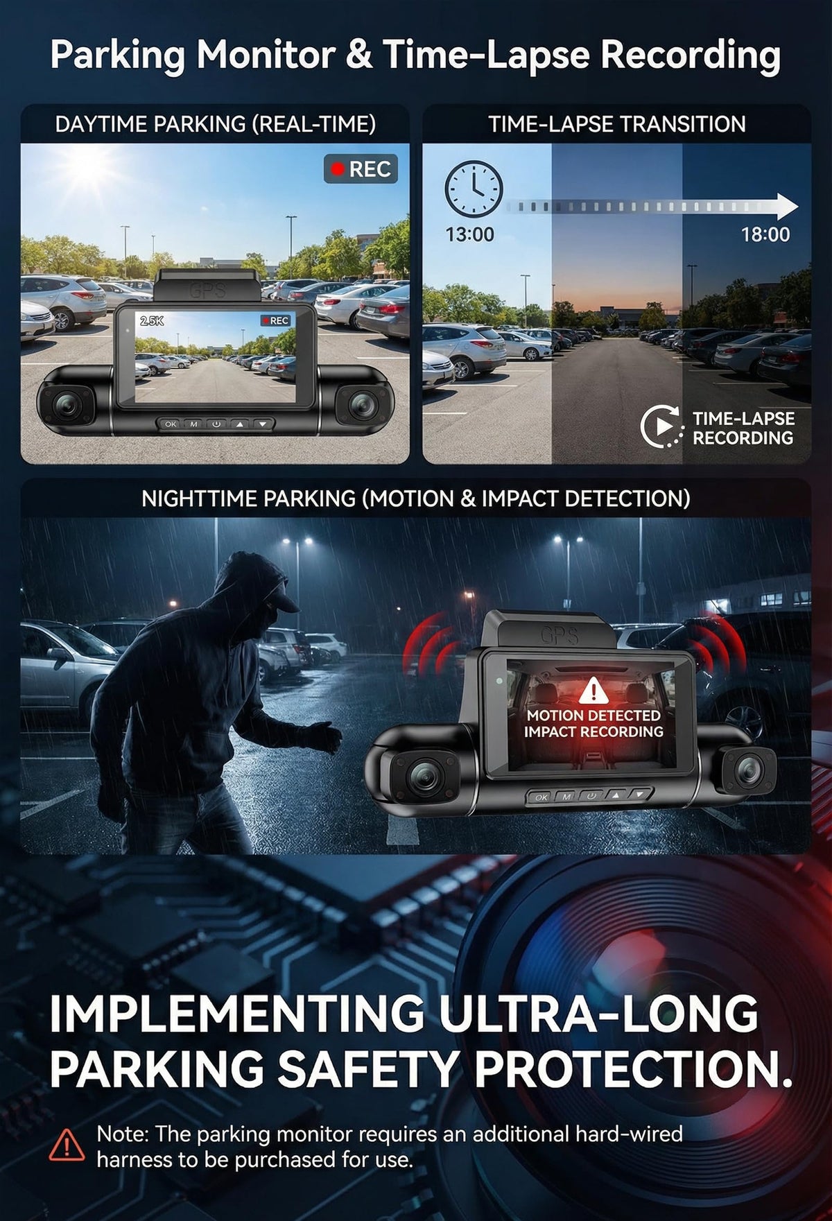 TORINKIND right side camera capturing roadside activity to document side impacts