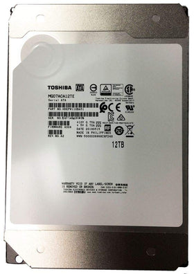 TOSHIBA MG07ACA12TE 12TB drive optimized for NAS storage workloads.