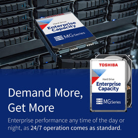 MG07ACA14TE 7200RPM drive designed for enterprise reliability during heavy use