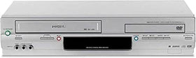 Toshiba VHS Recorder and DVD Player front view for dual media playback and home entertainment.