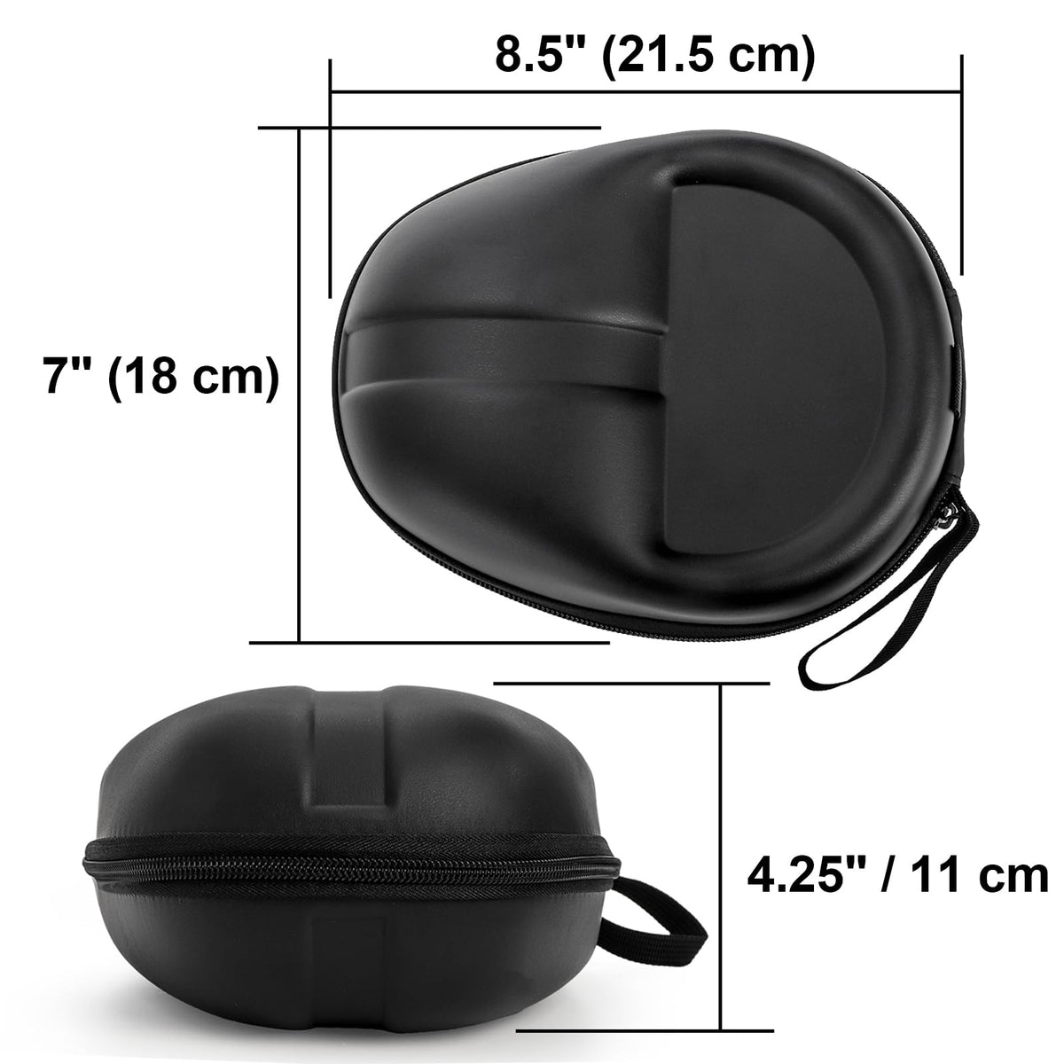 Tosnail headphone case with water-resistant outer shell for on-the-go protection.