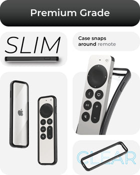 TotalMount Air Rim Case back view highlights clear back showcasing remote housing.