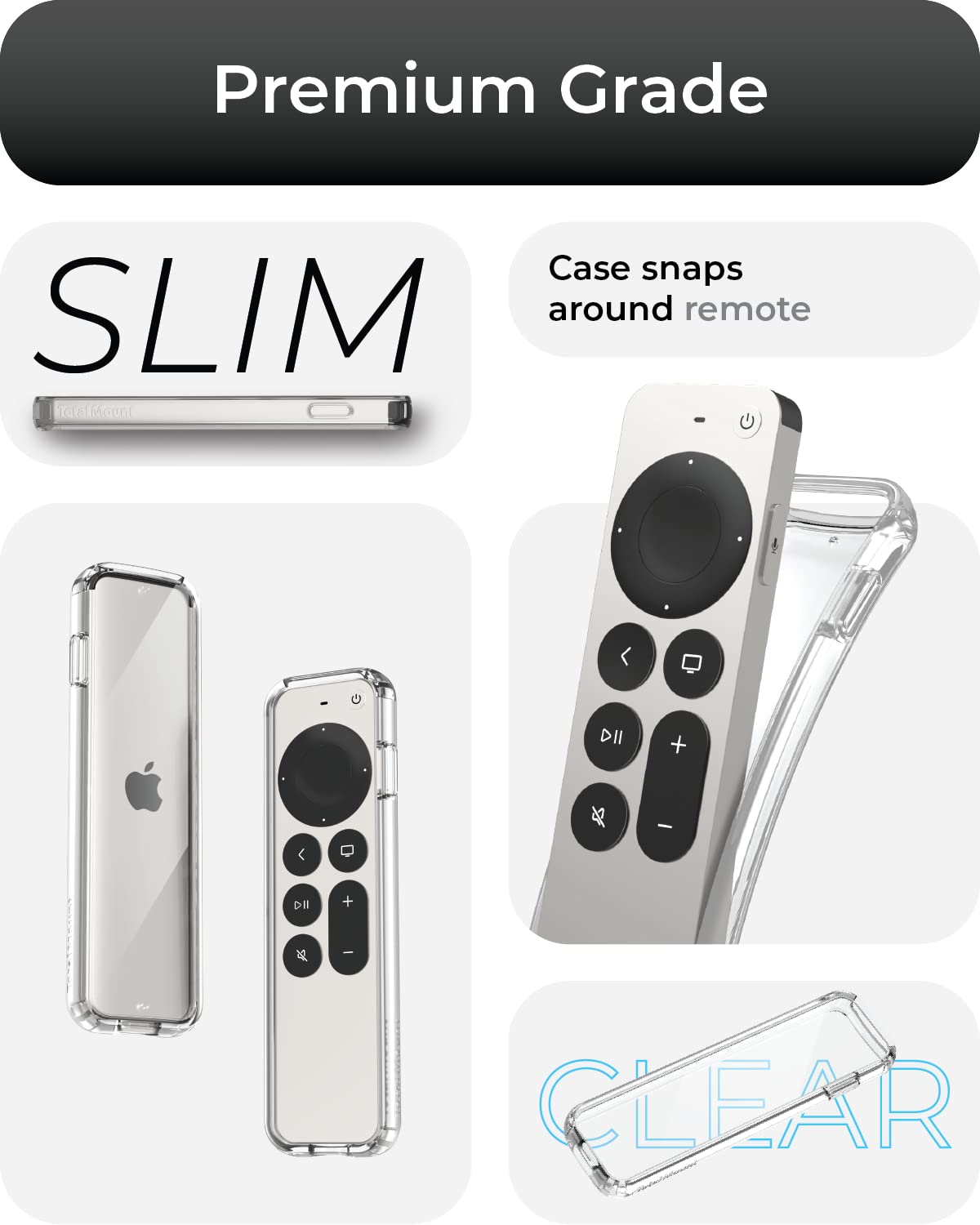 TotalMount Air Rim Case guards against drops from couches and tables
