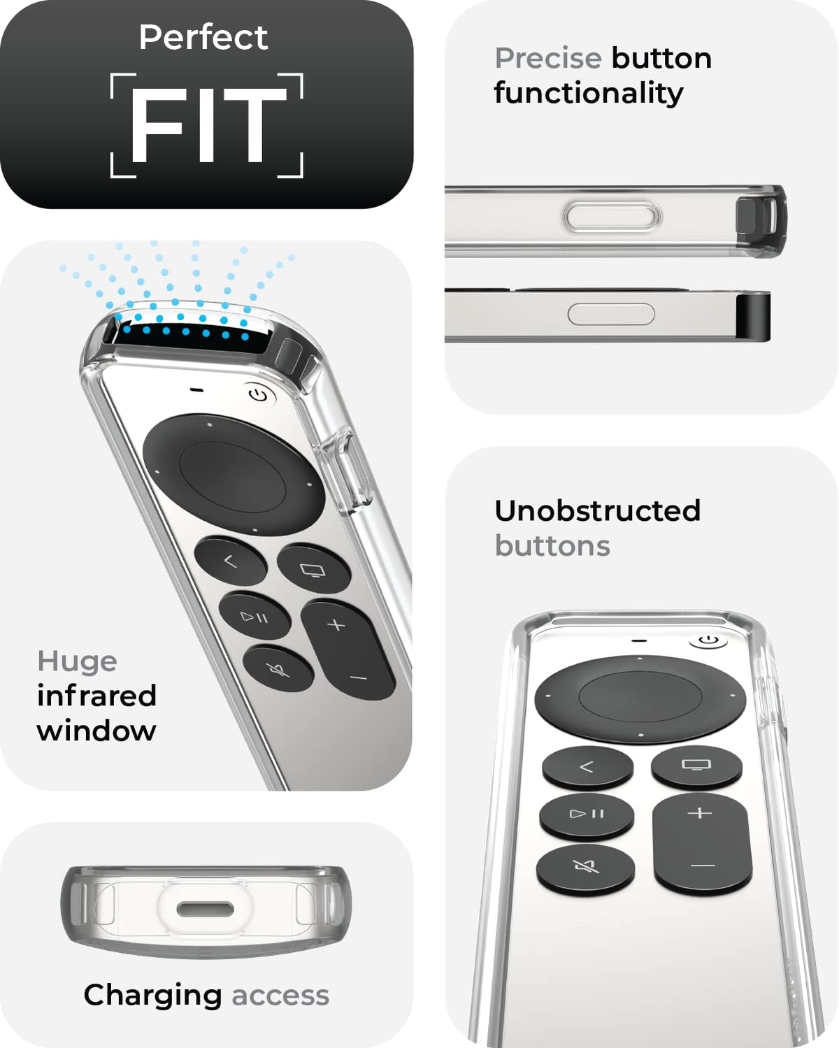 TotalMount Air Rim Case keeps infrared window clear for reliable sensing