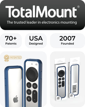 TotalMount Air Rim Case blue perimeter detail guards against couch bumps during play.