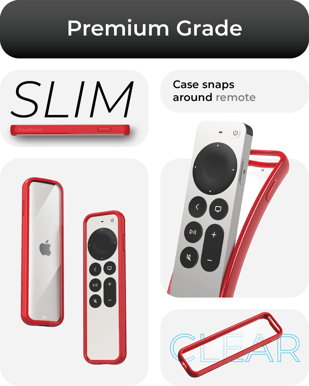 TotalMount Air Rim Case features a slim hybrid design for easy access and charging.