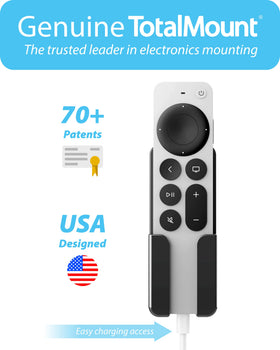 TotalMount branded packaging and insert showing product contents and installation guide benefit