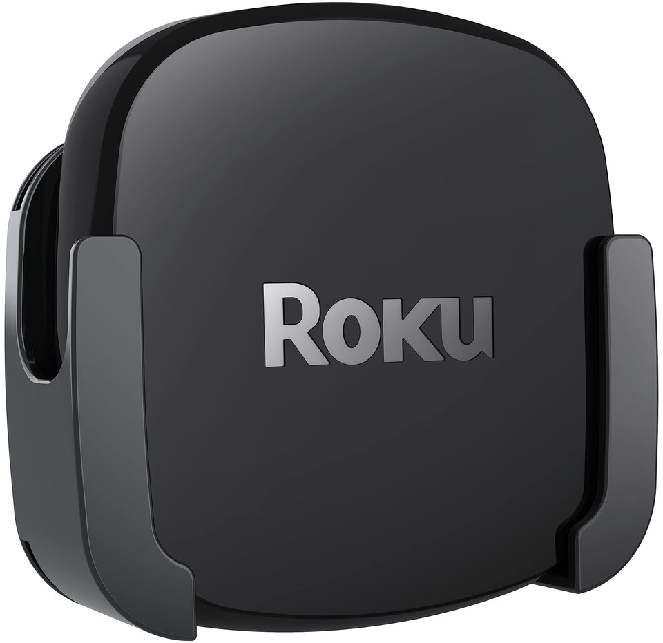 TotalMount Roku Ultra wall mount secures the device to the TV's back for a neat setup.