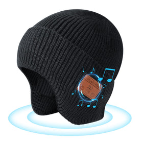TOUCH TWO Bluetooth beanie front view for warmth and hands-free listening