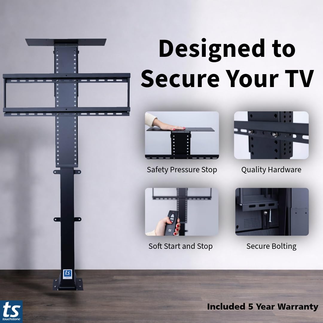 Touchstone Valueline 30003 170-lb capacity supports larger TVs securely