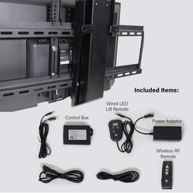 Wired remote with height display for exact memory settings.