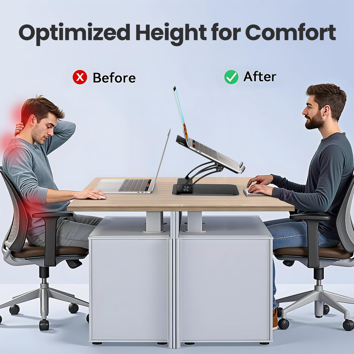 tounee on home office desk showing streamlined workspace and efficiency