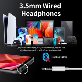 TOUNYSNG earbuds in-ear while commuting showing clear calls on the go