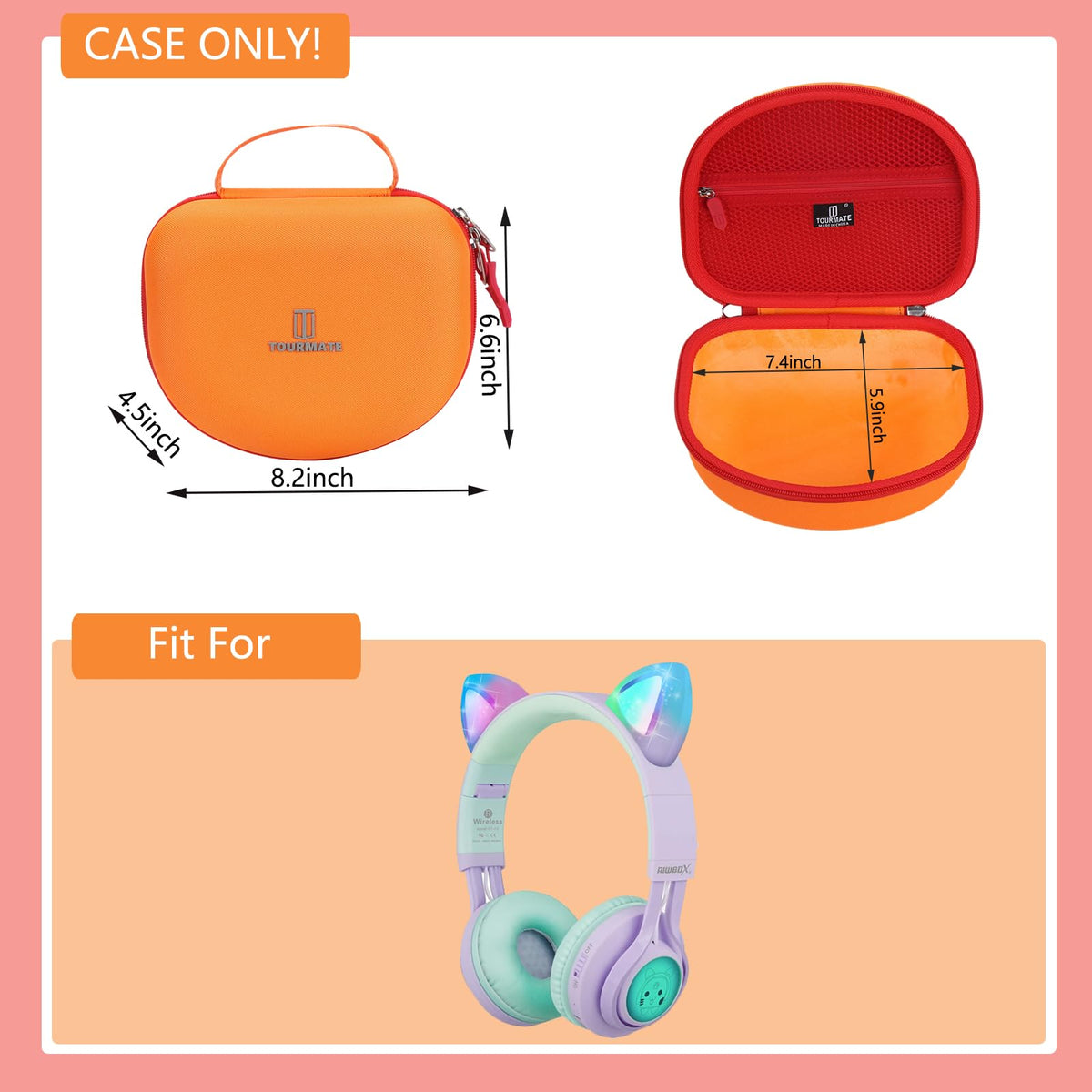 Tourmate case three-layer EVA material offers rugged waterproof protection