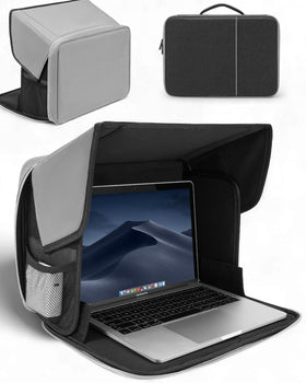 TOVICE front view packed showing compact transport and quick deployment benefit