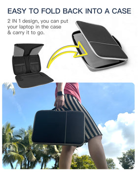 TOVICE side with cable connected showing charging while in shade benefit