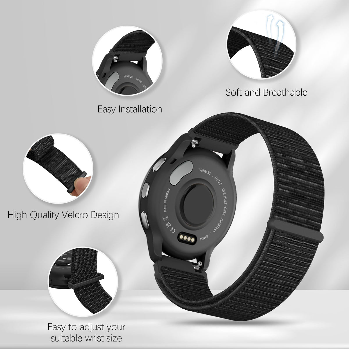 Tovimall five-band set packaging with easy-to-use replacement straps