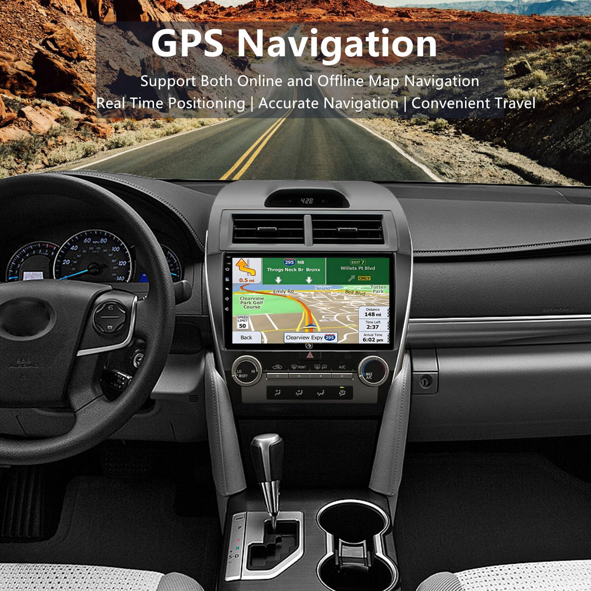 TOWILLTO built-in GPS with external antenna enables reliable navigation.