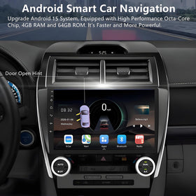 TOWILLTO wireless CarPlay and Android Auto for hands-free control and apps.