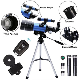 ToyerBee telescope with phone adapter enables quick astrophotography