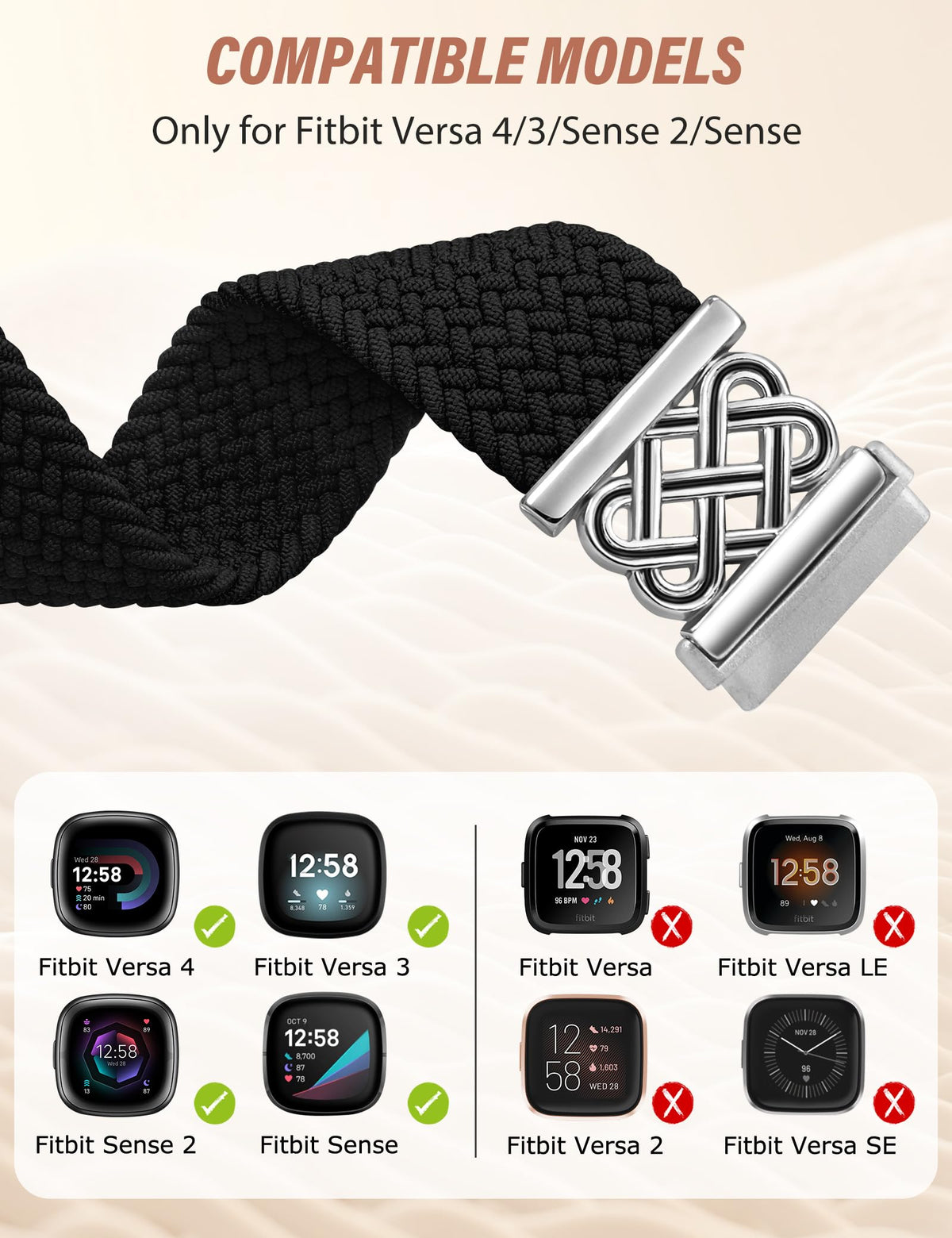 TOYOUTHS adjustable buckle fits wrists from 5.2 to 7.8 inches for a custom fit