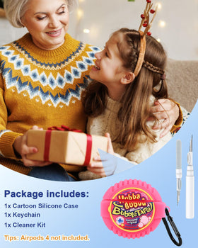 Cleaning pen included with Toyuma AirPods 4 case for maintenance.