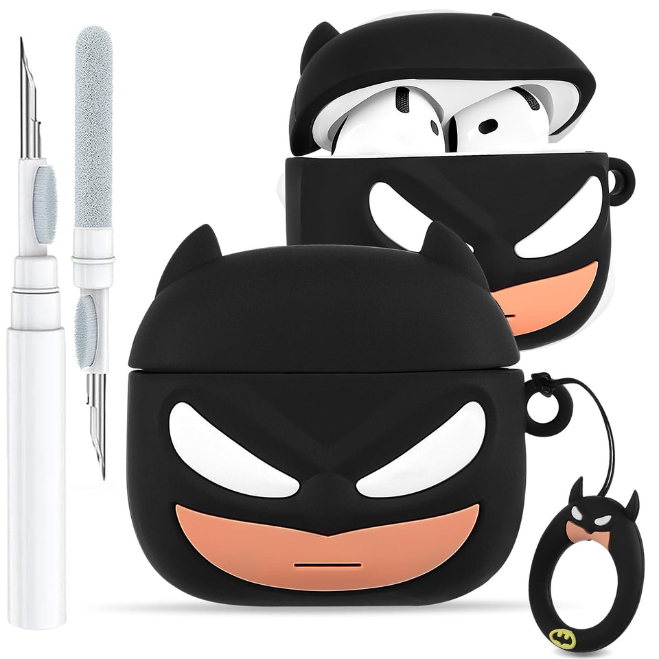 Toyuma AirPods 4 case with cute kawaii cartoon design for durable everyday protection.