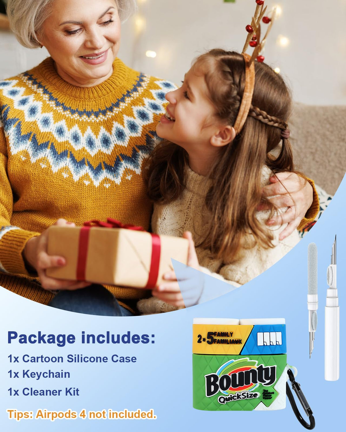 Toyuma AirPods 4 case packaging and components shown