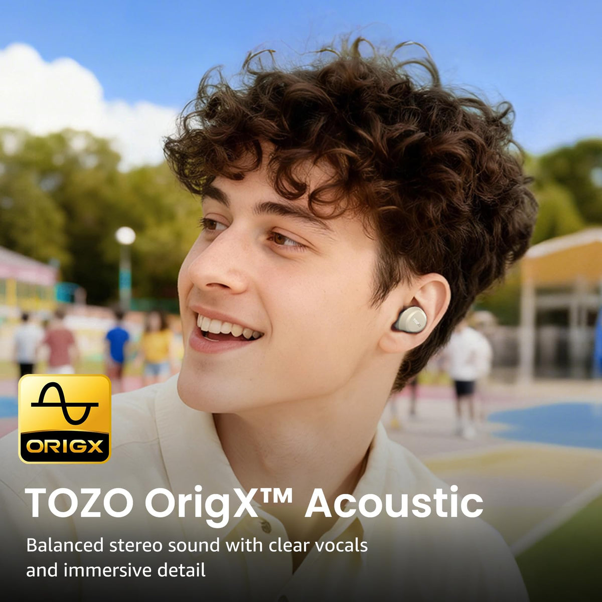 TOZO A1 AI-ENC-clear-calls reduces background noise for clearer conversations