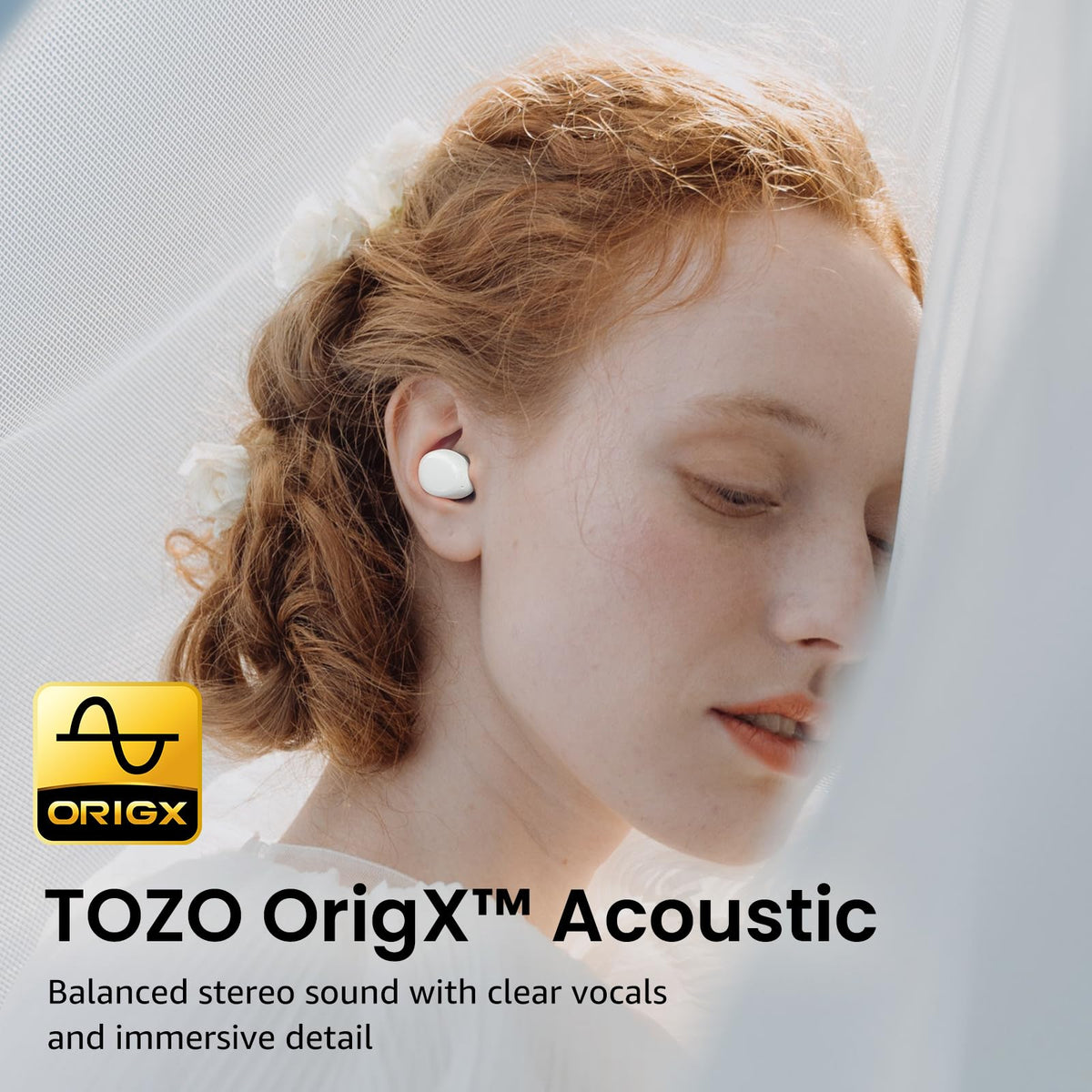 TOZO A1 Bluetooth 5.3 for stable pairing and reliable streaming