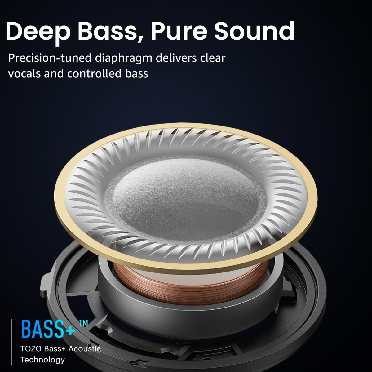TOZO A1 earbuds immersive-sound with OrigX tuning and balanced mids.