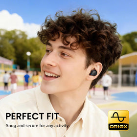 TOZO A1 in-ear fit designed for small ears during workouts.