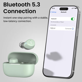 TOZO A1 IPX5 rating protects against sweat and light splashes during workouts.
