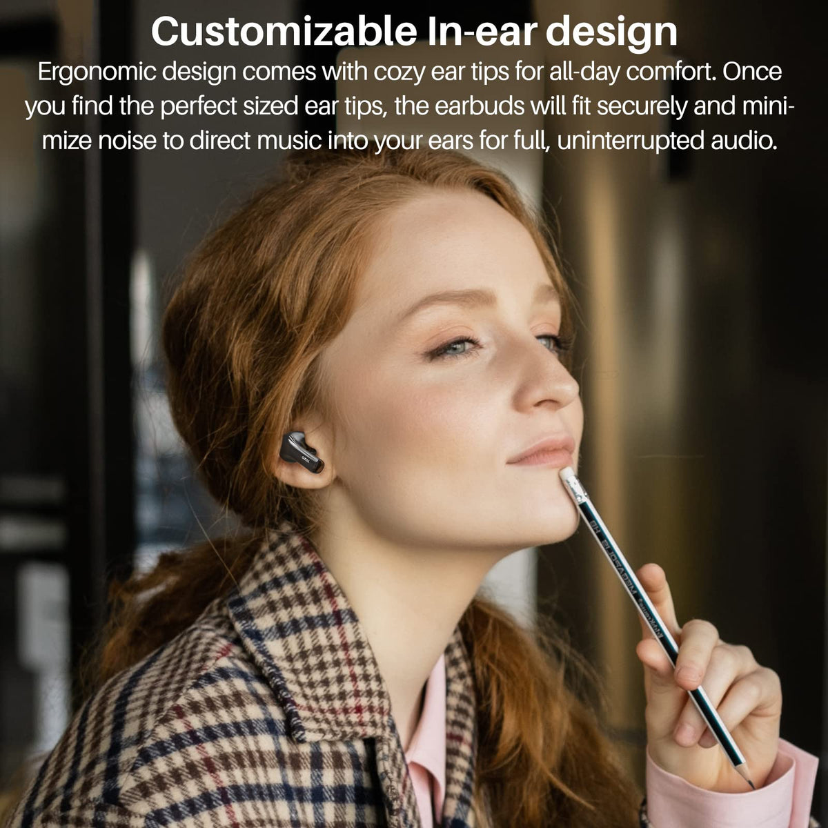 TOZO A2 Mini Earbuds smart touch controls for quick command.