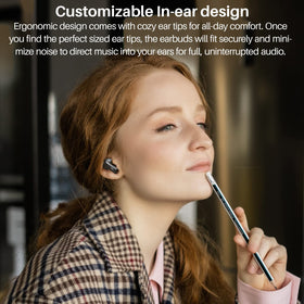 TOZO A2 Mini Earbuds smart touch controls for quick command.