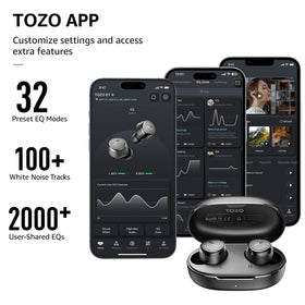 TOZO E1 long battery life with 60 hours total playtime