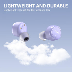 TOZO E1 built-in mic enables crystal-clear calls on the go.