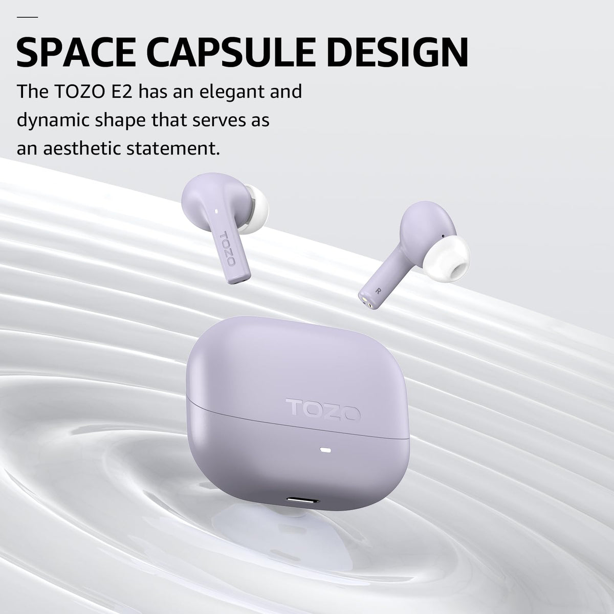 TOZO E2 app lets you customize 32 EQs for personalized listening.